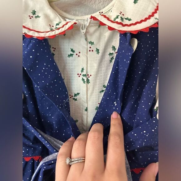 Vintage Daisy Kingdom Simplicity Christmas Winter Dress Sz 4 - Picture 5 of 16